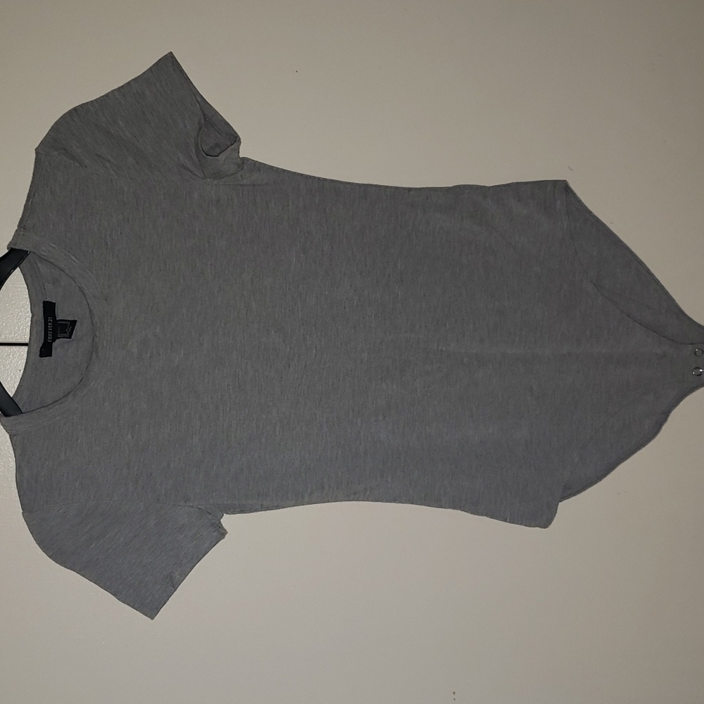❣️(3 for $15) Forever 21 gray bodysuit